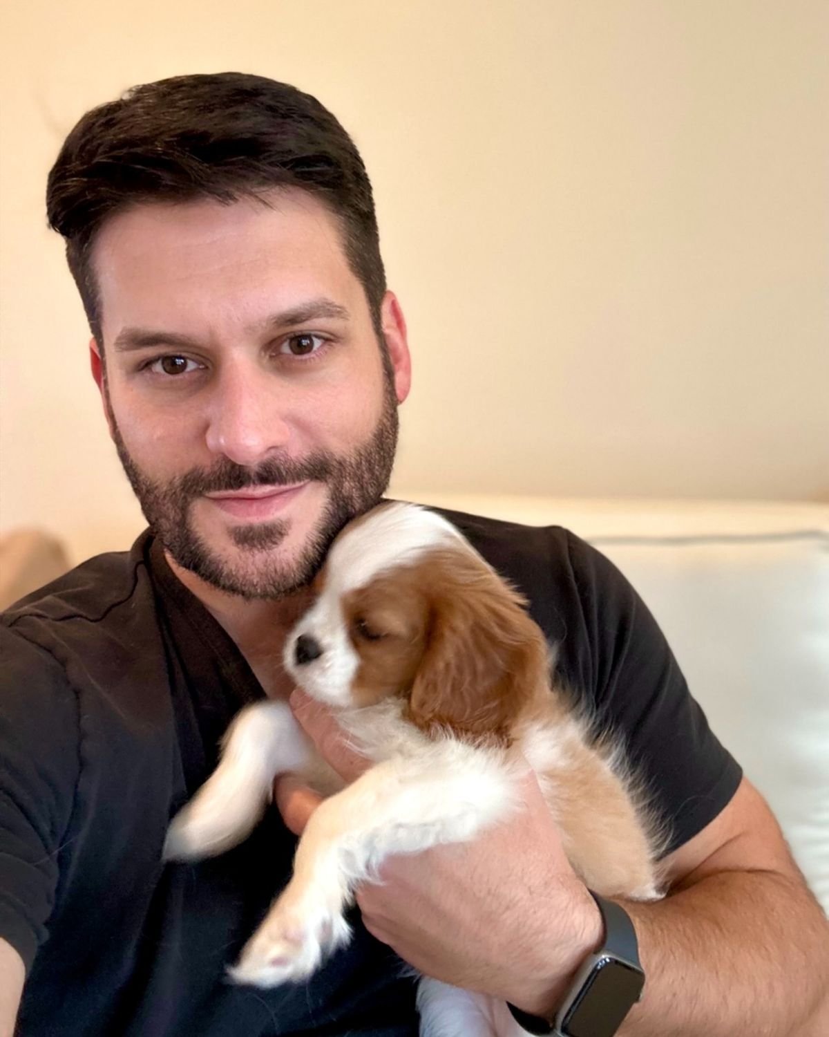 Carlos Vega's puppy